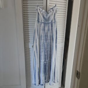 Ralph Lauren Blue and White Dress